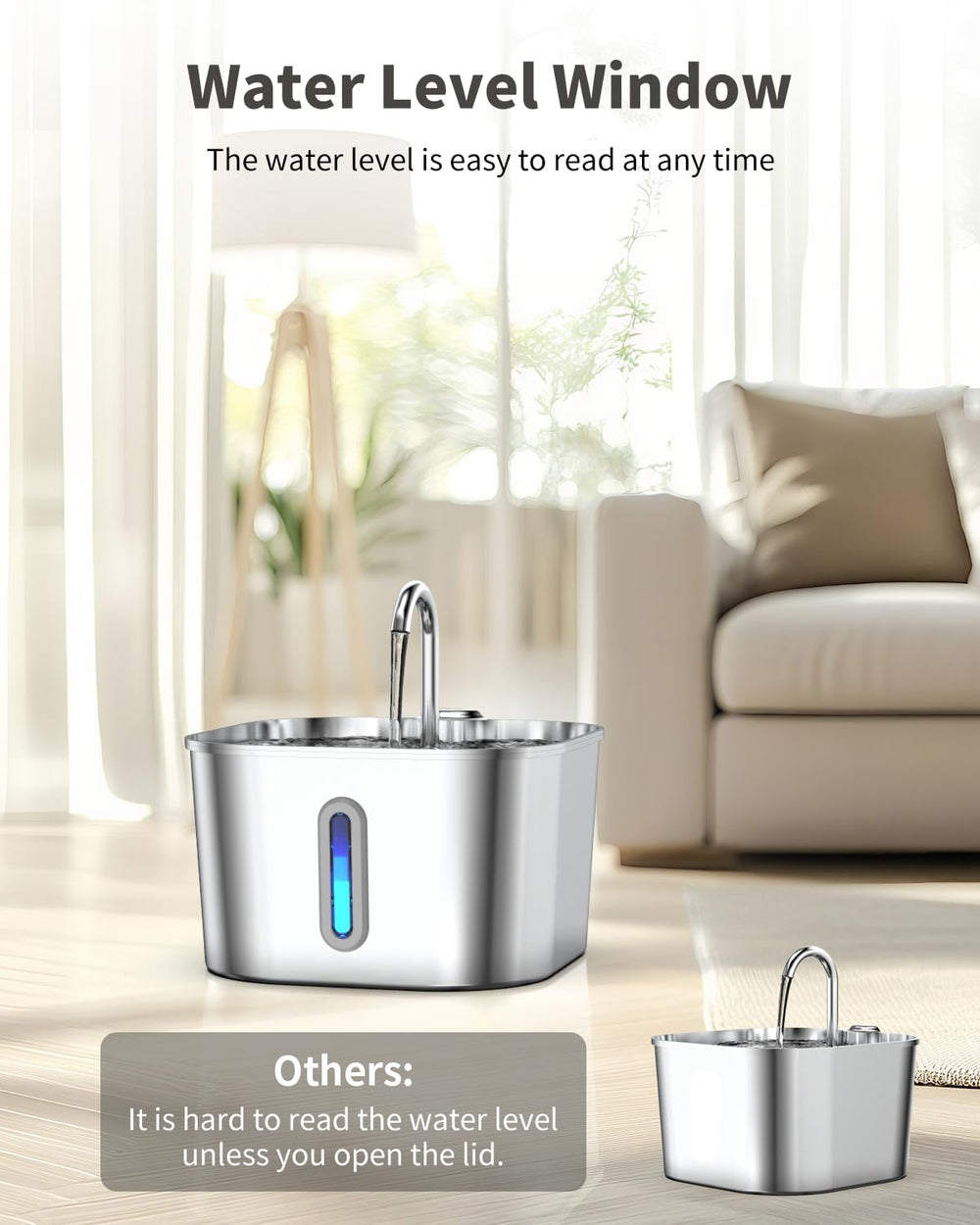 Lawfery night-friendly operation provides continuous hydration without disturbance.