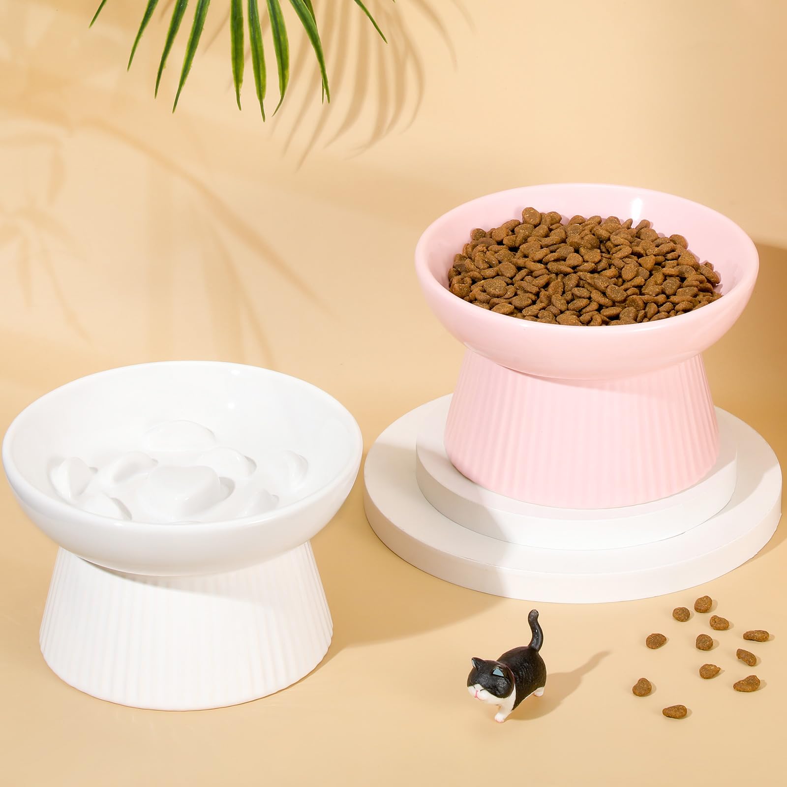 Layhit easy-clean ceramic bowls—smooth surface for quick wipe-down.