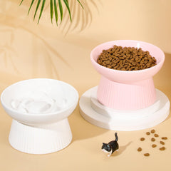 Layhit easy-clean ceramic bowls—smooth surface for quick wipe-down.