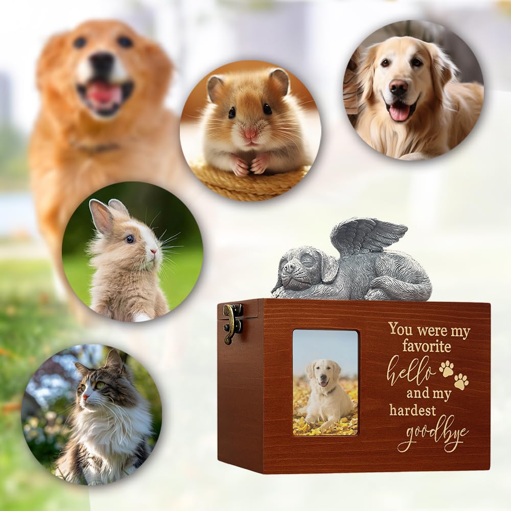 LAZYESTHER dog urn large size suitable for big breeds with a dignified presence