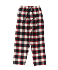 LazyOne flannel pajama pants feature an elastic waistband with drawstring for adjustable comfort.