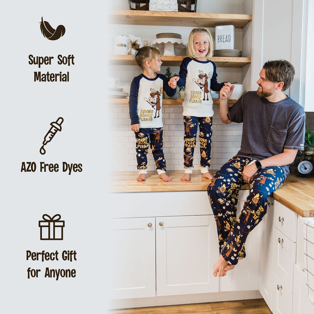 LazyOne flannel pajama pants pair well with matching family sets for festive photos.