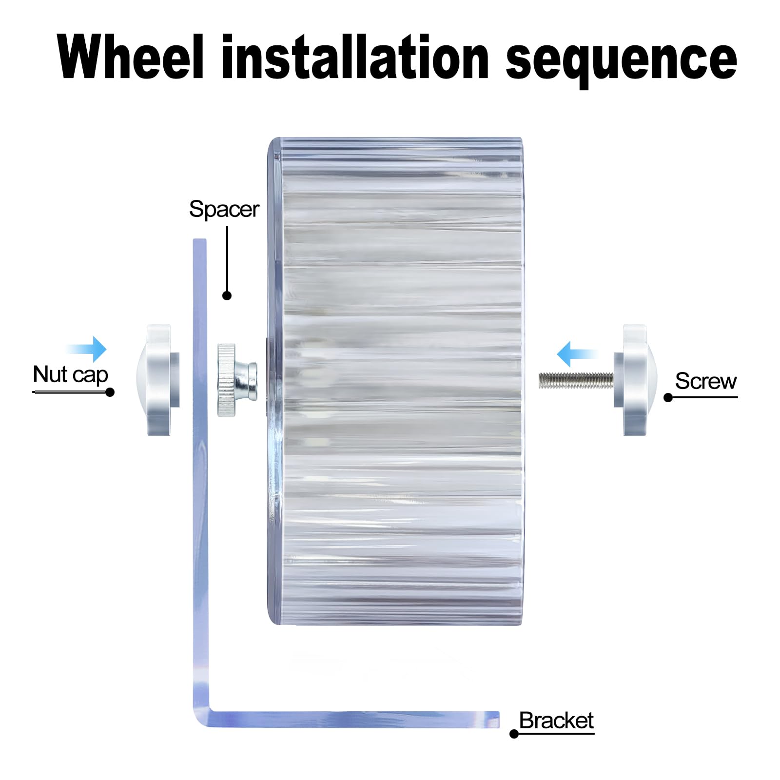lazYYzal hamster wheel easy-clean design enables quick maintenance.