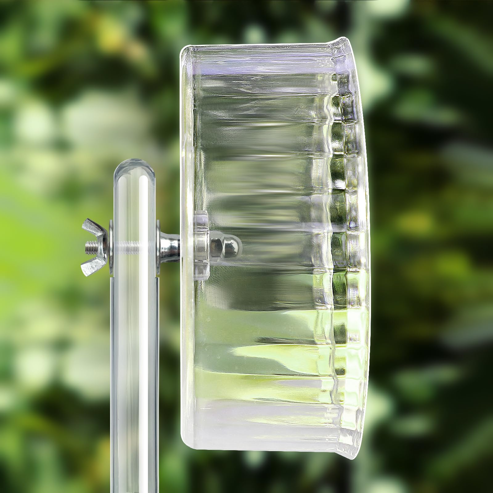 lazyyzal Silent Hamster Wheel bearing closeup — whisper-quiet rotation reduces night-time noise