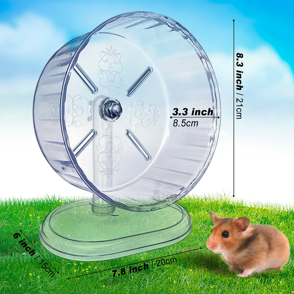 lazyyzal silent hamster wheel close-up bearing highlights smooth, whisper-quiet spin