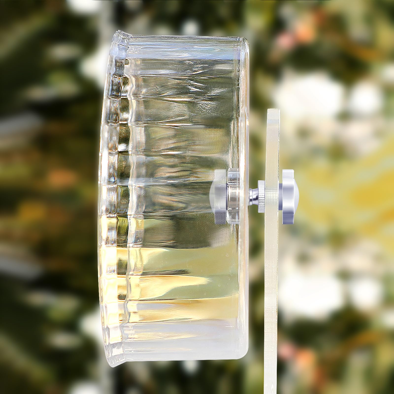 lazYYzal silent hamster wheel with quiet bearings emphasizes near-silent operation.