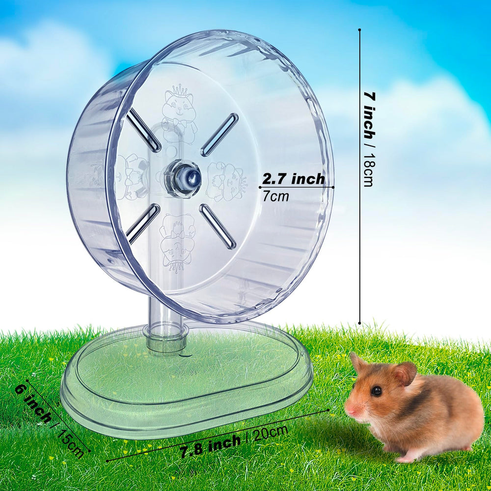 lazyyzal Silent Hamster Wheel running action — realistic motion encourages regular exercise
