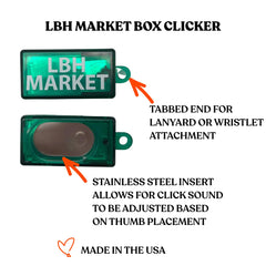 LBH MARKET target stick red – high visibility cue for step-up and targeting training.