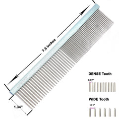 LBMBAIC anti-rust coating close-up blue, durable grooming tool for frequent use