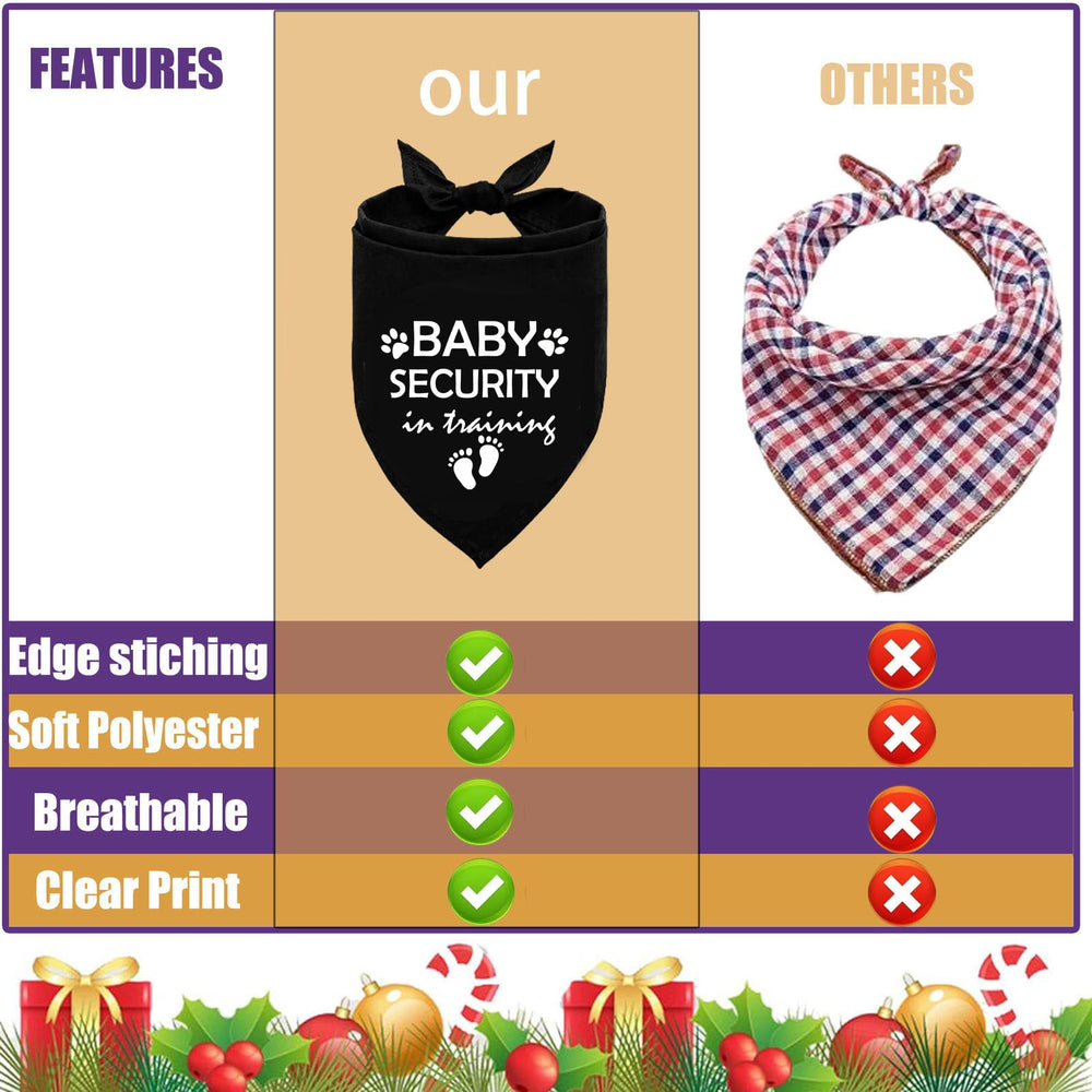 Lcekterur triangle-bandana-size-fit-small-medium-dogs shows adjustable length for easy styling