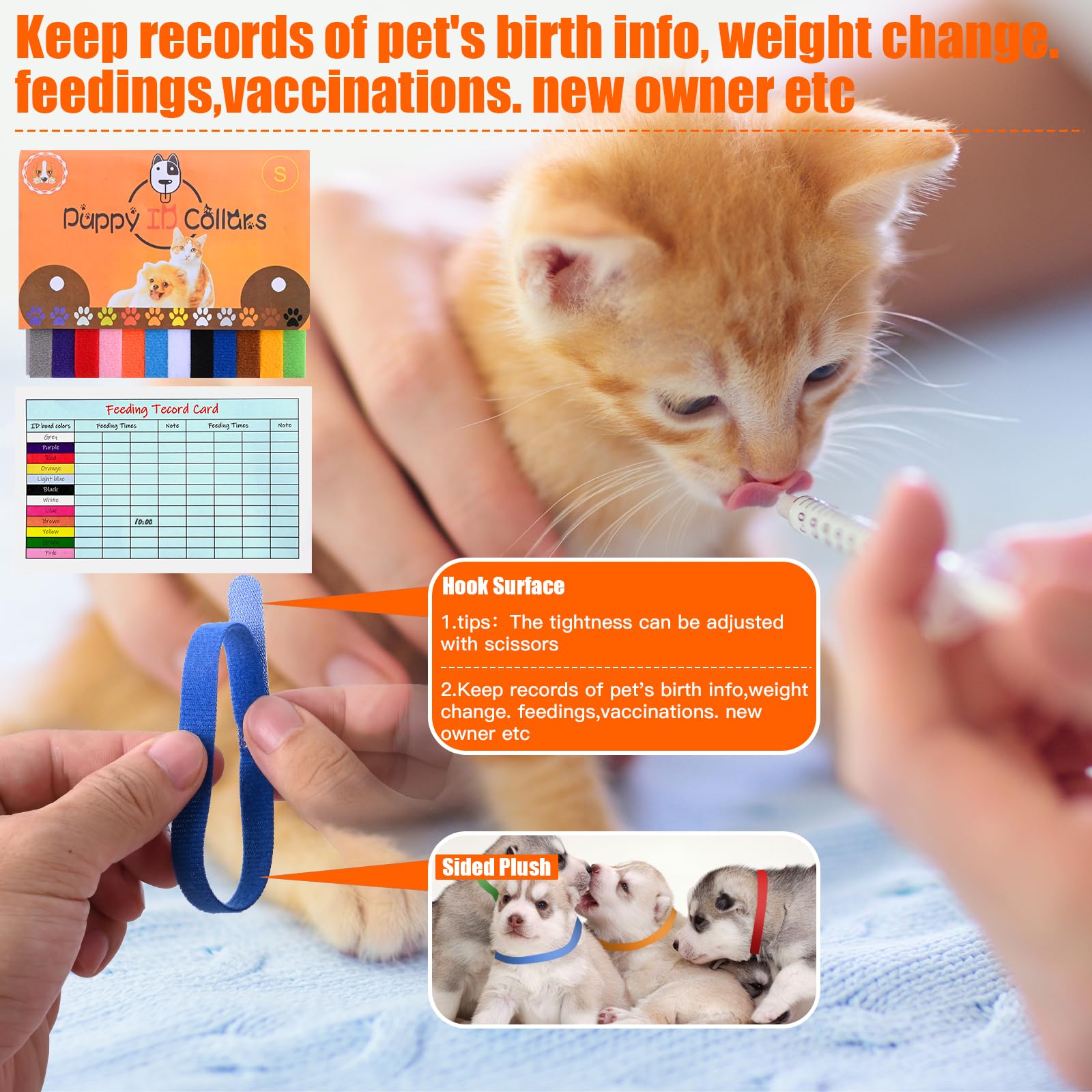 Lclymayi whelping kit feeding supplies support newborn puppies and kittens.