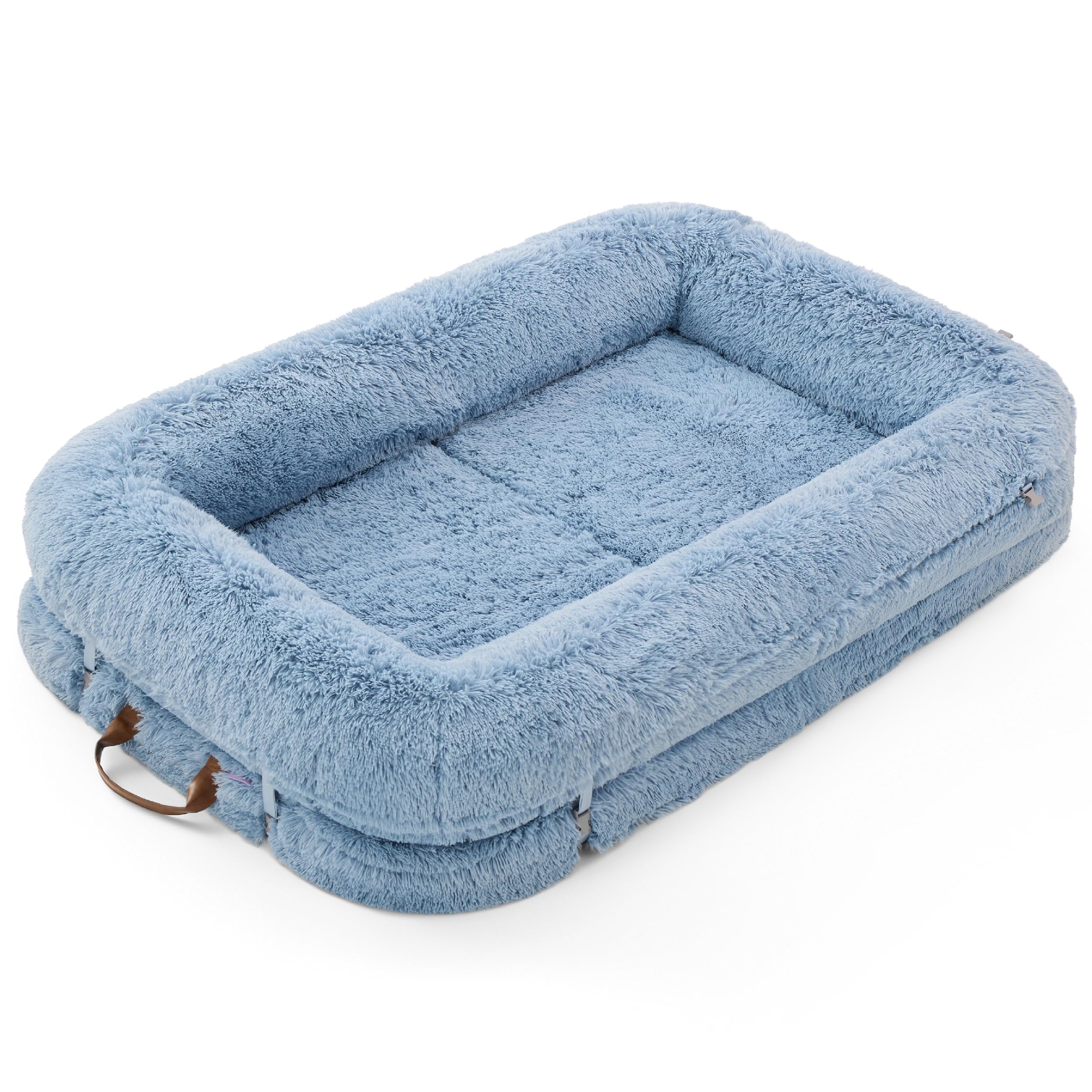 LE SURE baby blue fabric adds cozy calming aesthetic to any room