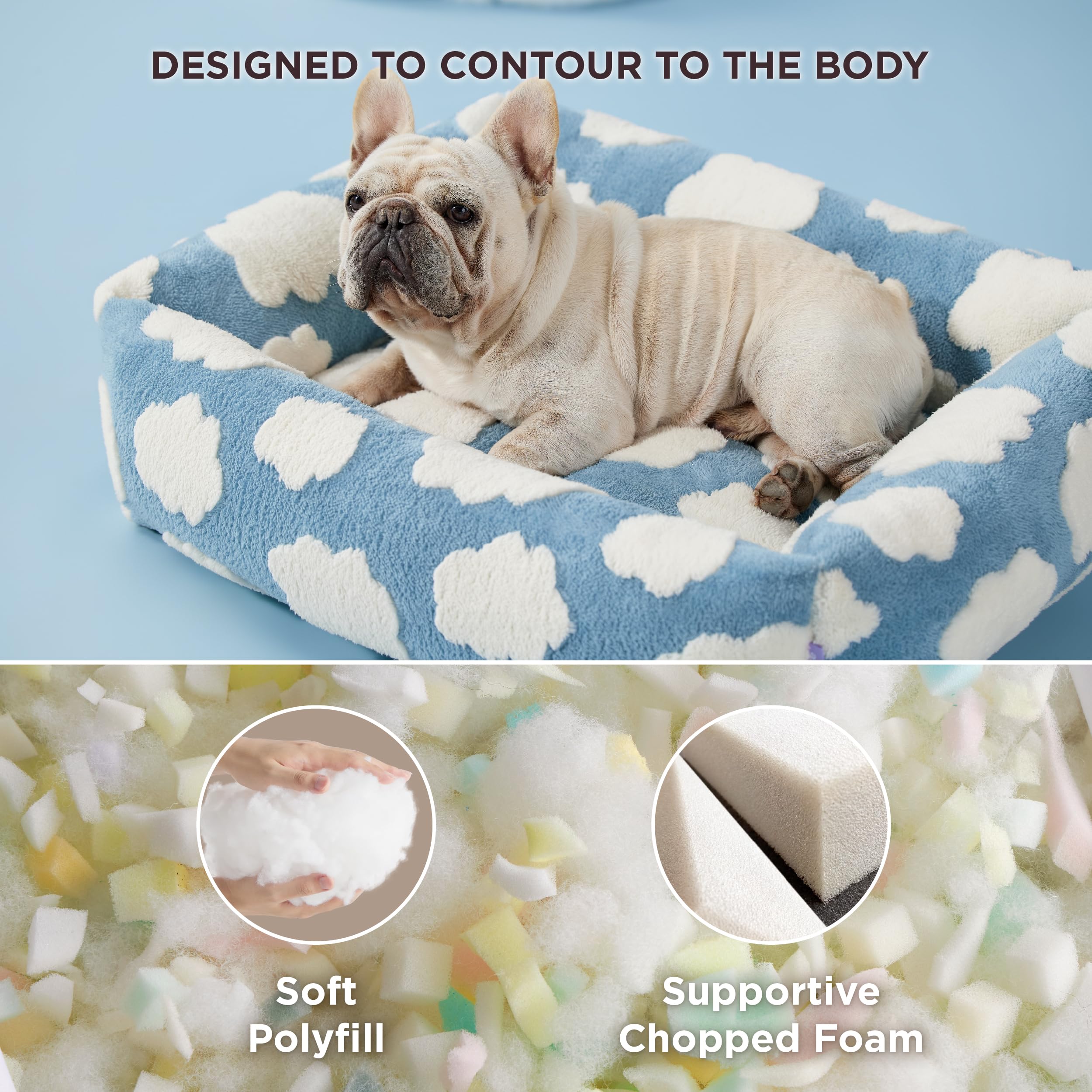 LE SURE orthopedic support close-up highlights high-density foam for comfy joints