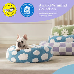 LE SURE Donut Bed foam-filled center supports joints and cushions after play.