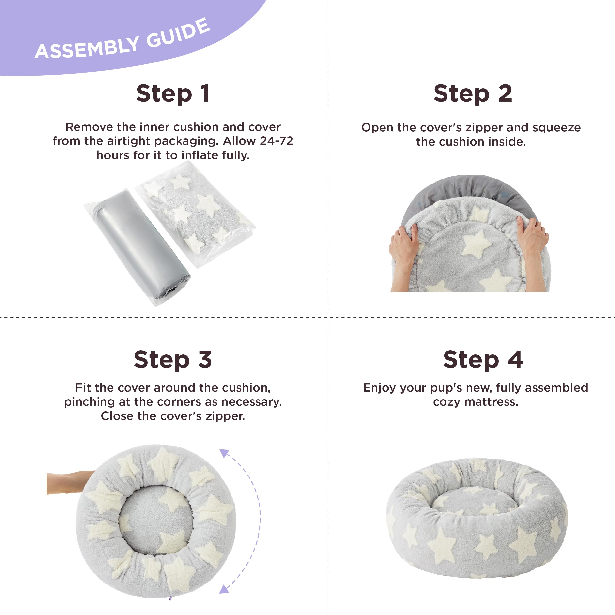 LE SURE Donut bed patterns offer chic home décor choices