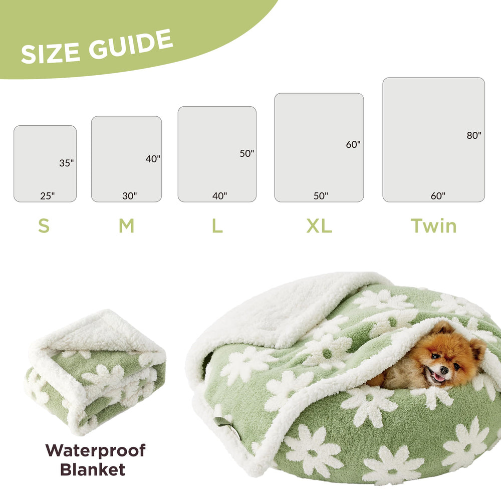 LE SURE waterproof inner lining keeps dampness away from pets and furniture