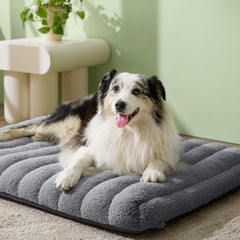 LE SURE orthopedic dog bed side view highlighting convenient, easy-clean maintenance.
