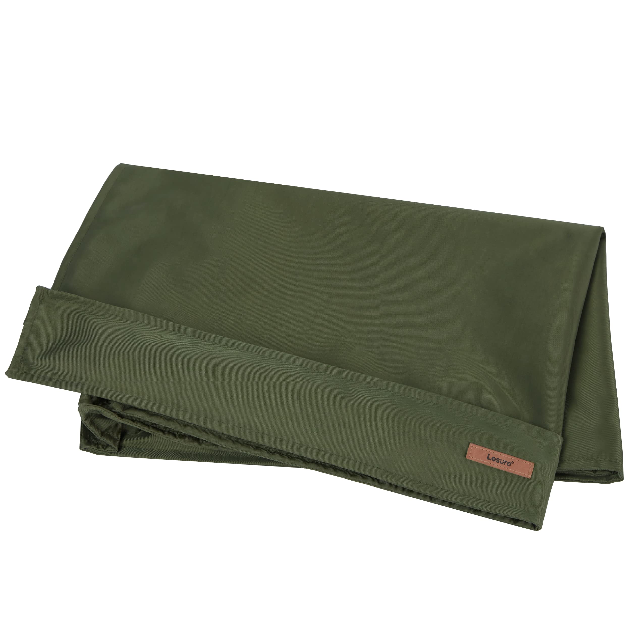 LE SURE waterproof dog bed cover 36x27 green keeps spills contained for easy cleaning.