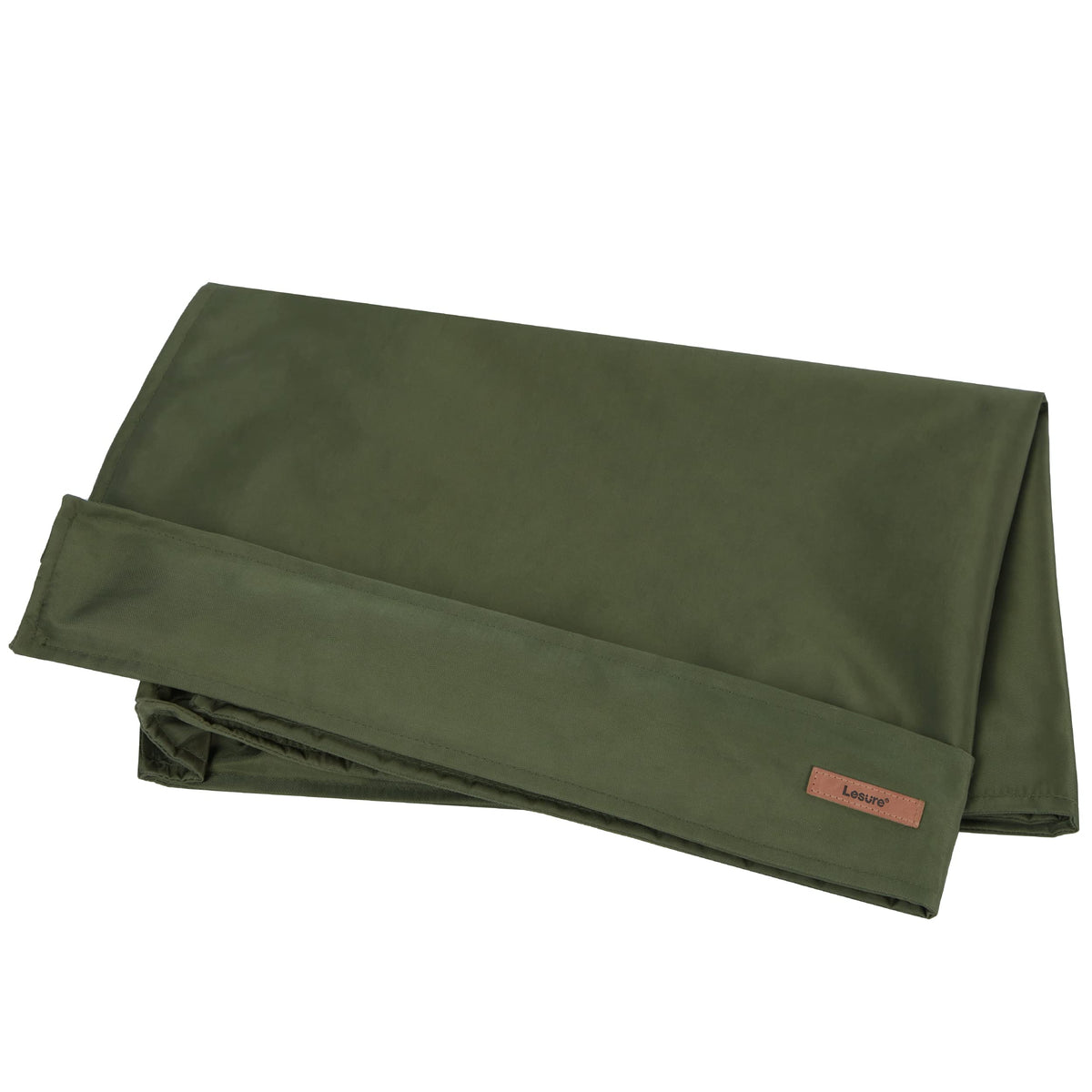 LE SURE waterproof dog bed cover 36x27 green keeps spills contained for easy cleaning.