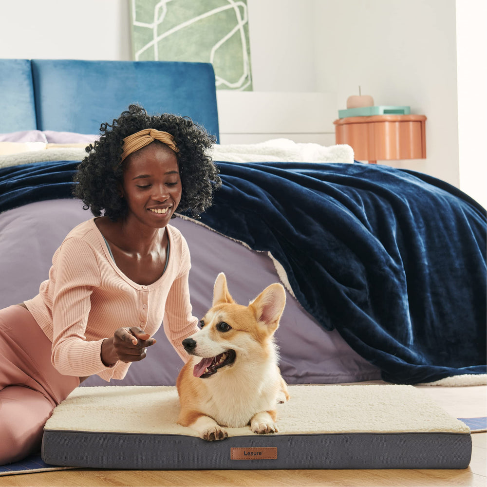 LE SURE XL replacement plush fleece cover enhances comfort and longevity
