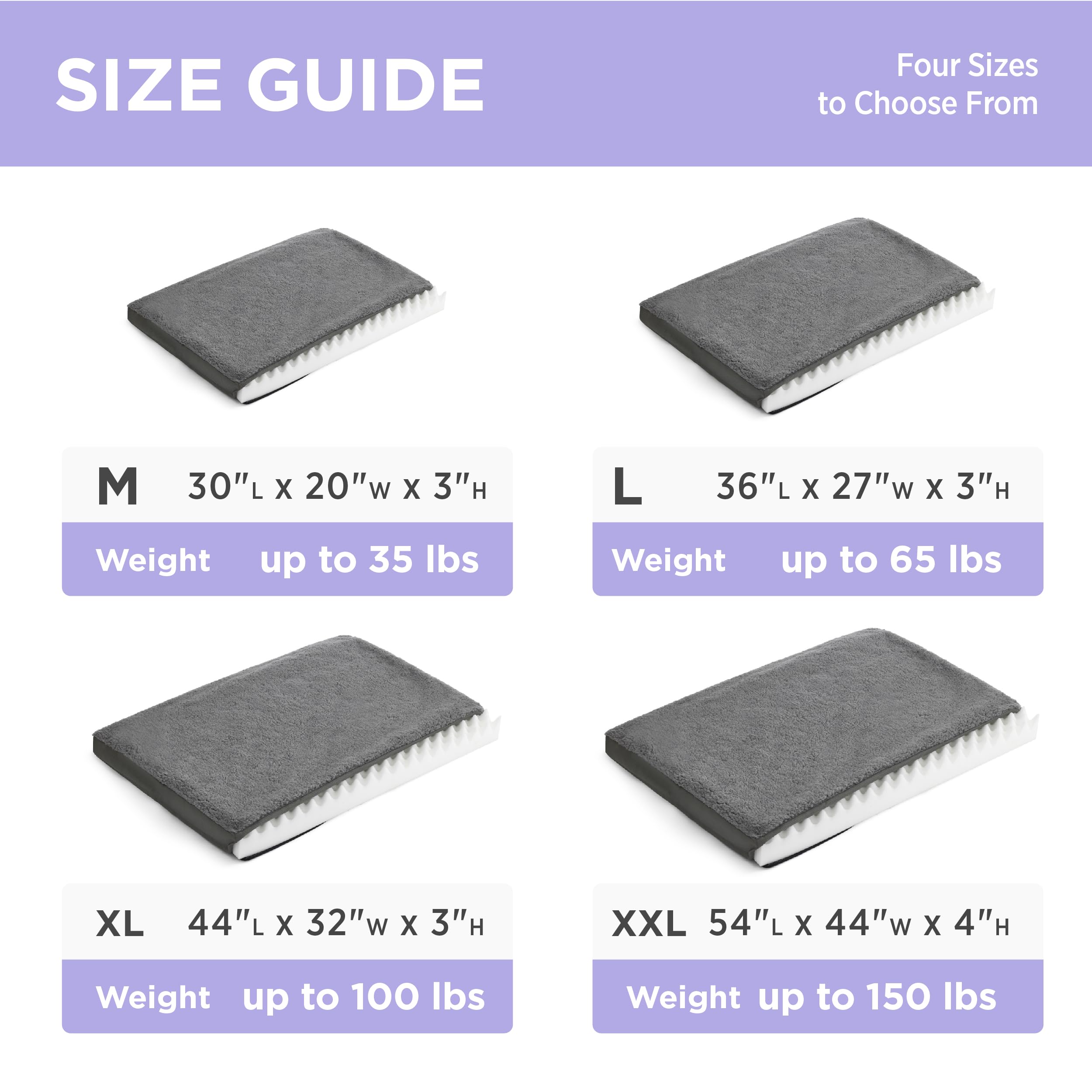 LE SURE XL dog bed cover in dark grey complements any space