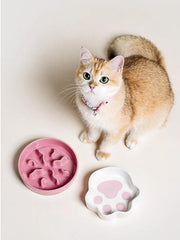 LE TAUCI PET ceramic slow feeder bowl with maze pattern for easier, calmer eating
