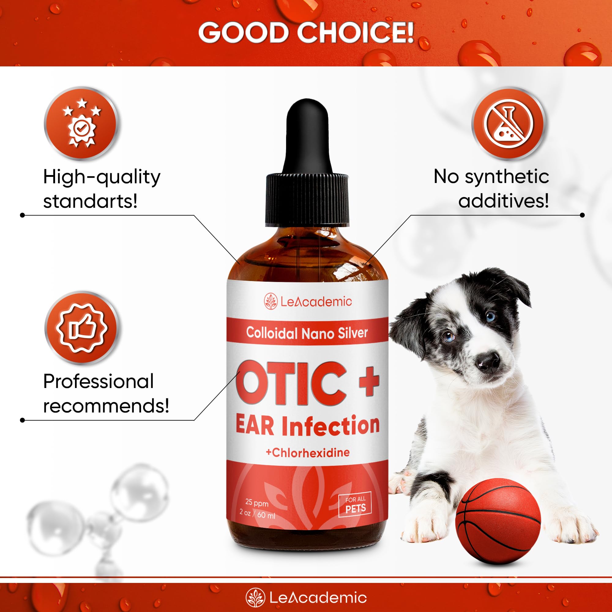 OTIC+ helps with dog ear irritation in everyday use.