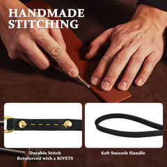 Leadfar heavy duty leash soft-handle close-up highlighting comfortable grip.