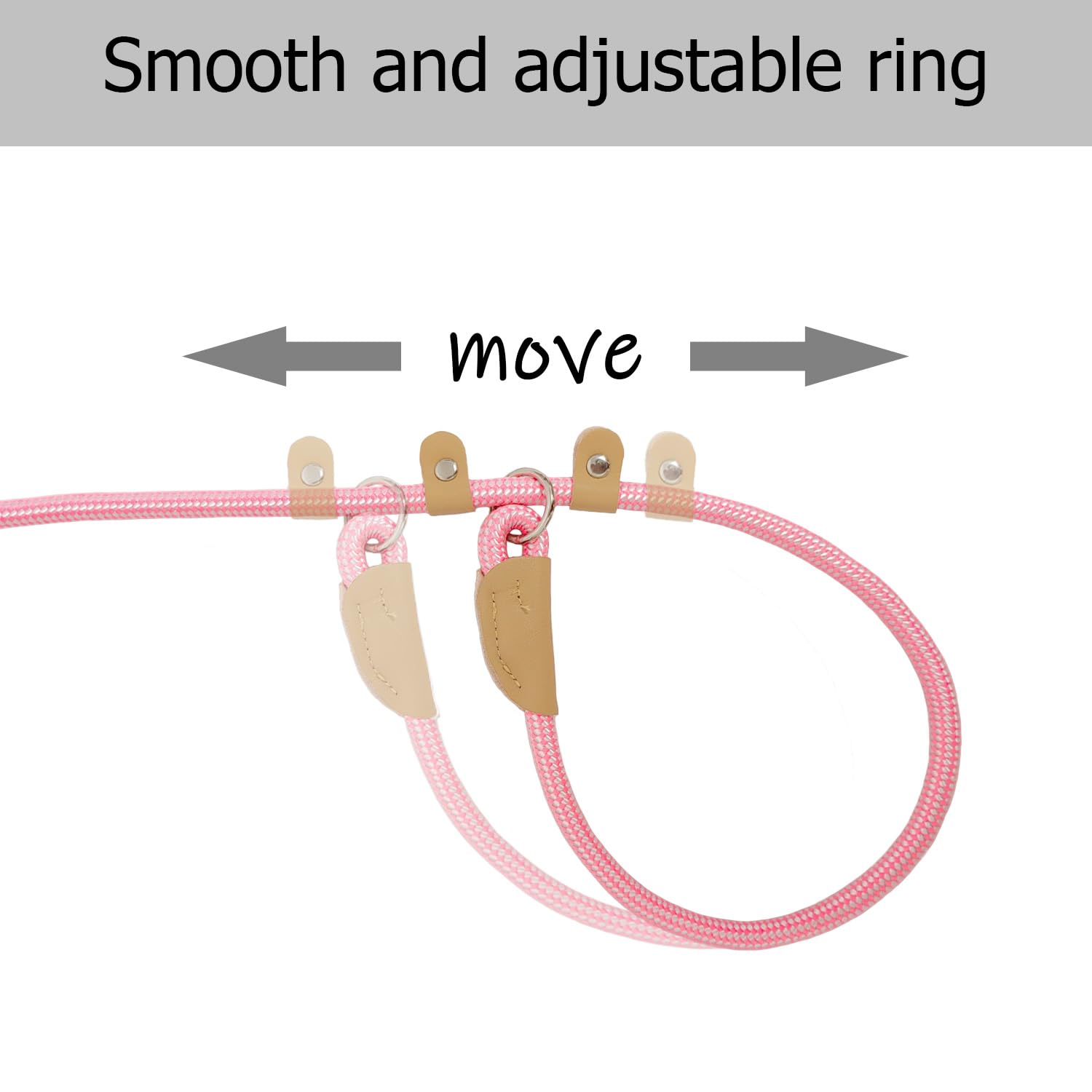 Leadfar slip lead durable polyester construction for everyday use