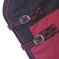 LEAFOREST 1200D turnout blanket back view showing tail flap