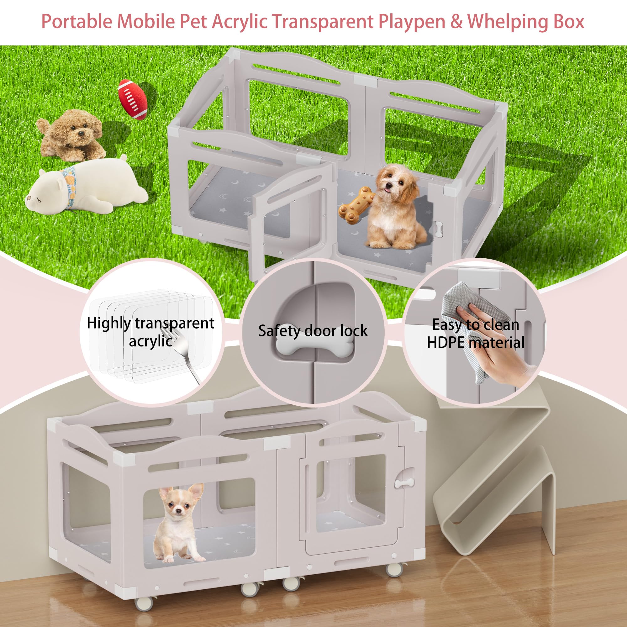 LEAGIM foldable design saves storage space in apartments or closets.