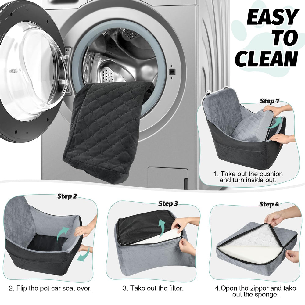 Lealchum anti-slip base keeps the seat in place during travel.