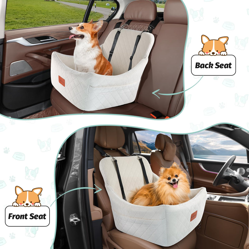 Lealchum beige car seat color complements most interiors.