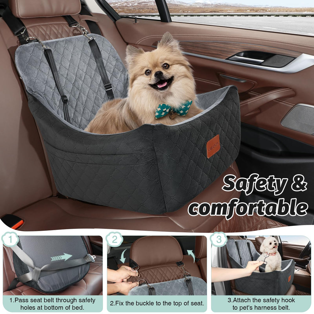 Lealchum easy-install straps simplify quick car-seat setup.