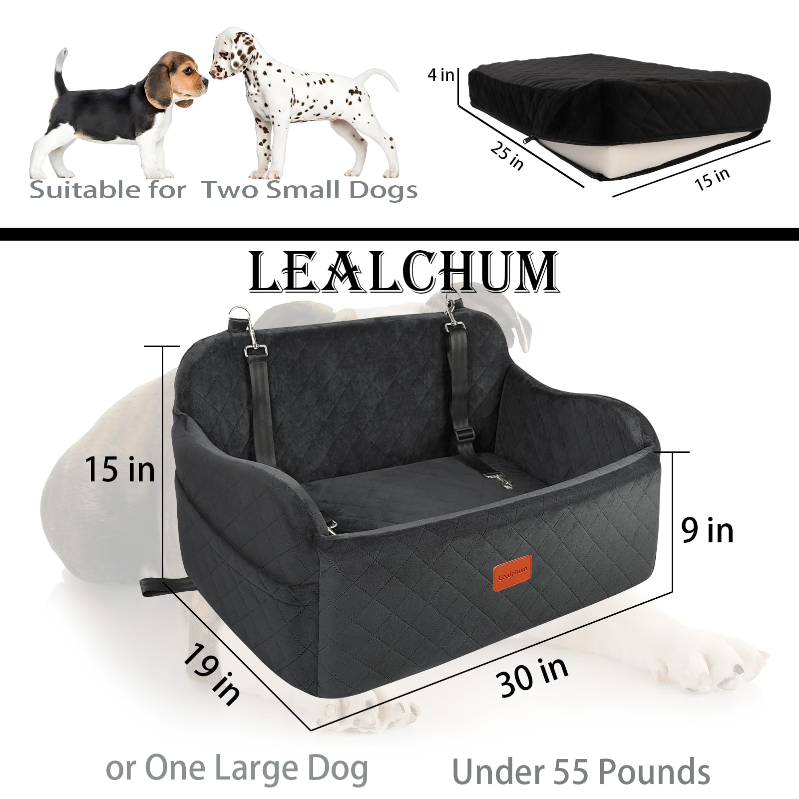 Lealchum memory foam interior provides plush comfort on long drives