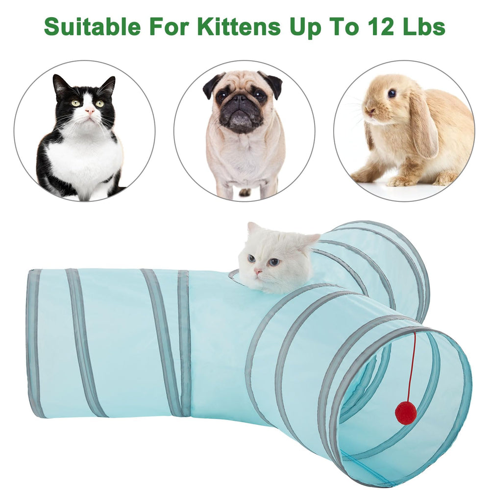 LeamStyle Home cat tunnels suitable for kittens, rabbits, and small pets