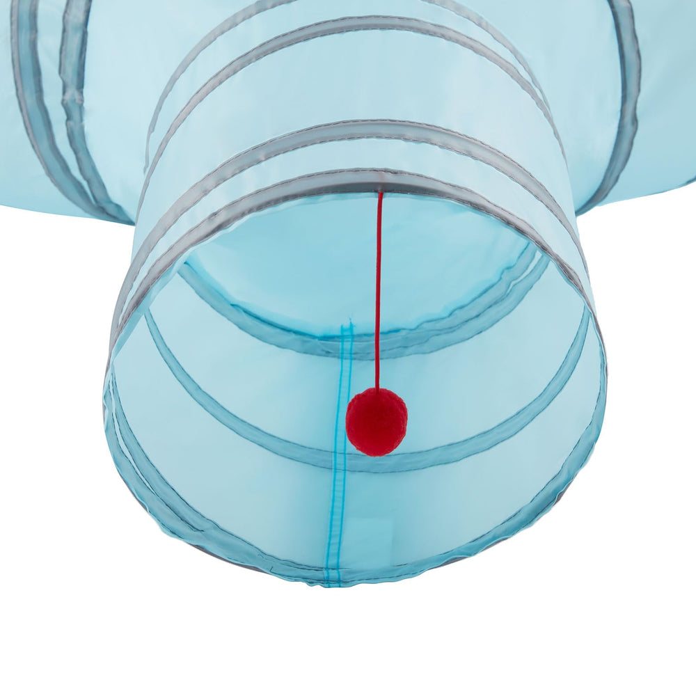 LeamStyle Home cat tunnels open tunnel view encourages curious cat exploration