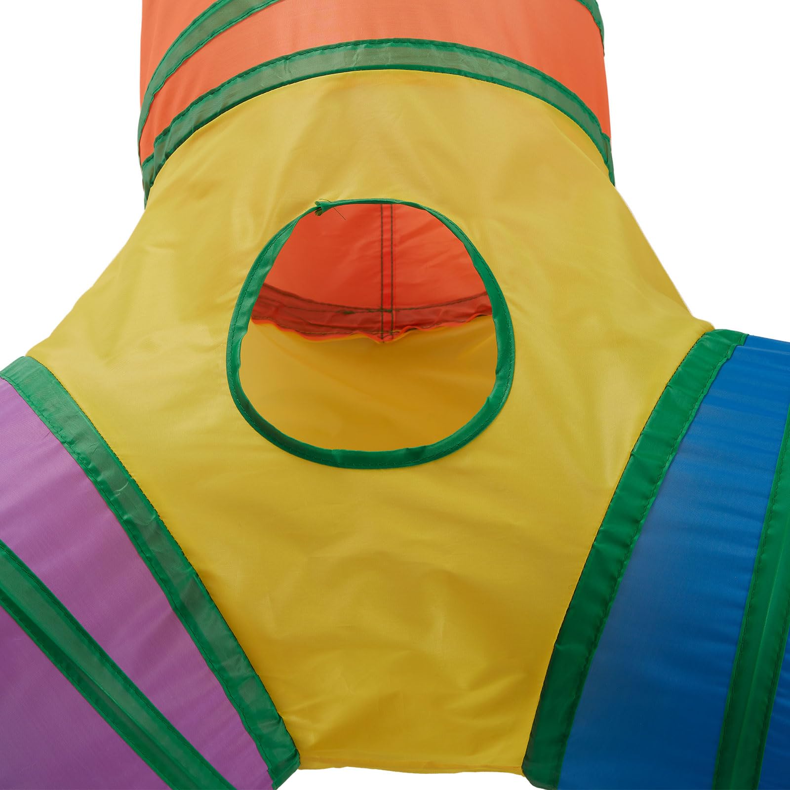 LeamStyle Home cat tunnel with ball toy inside for interactive fun