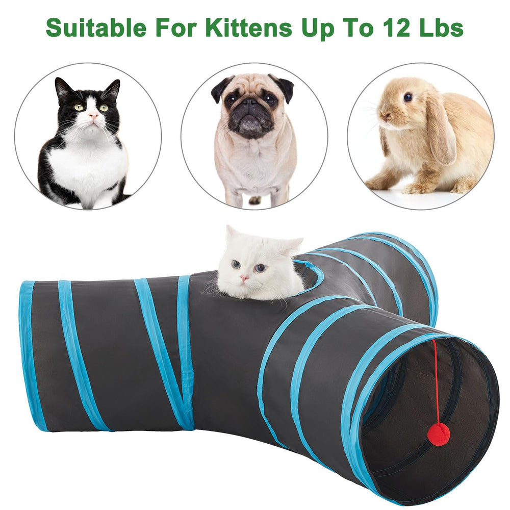 LeamStyle Home indoor-outdoor cat tunnel for versatile play