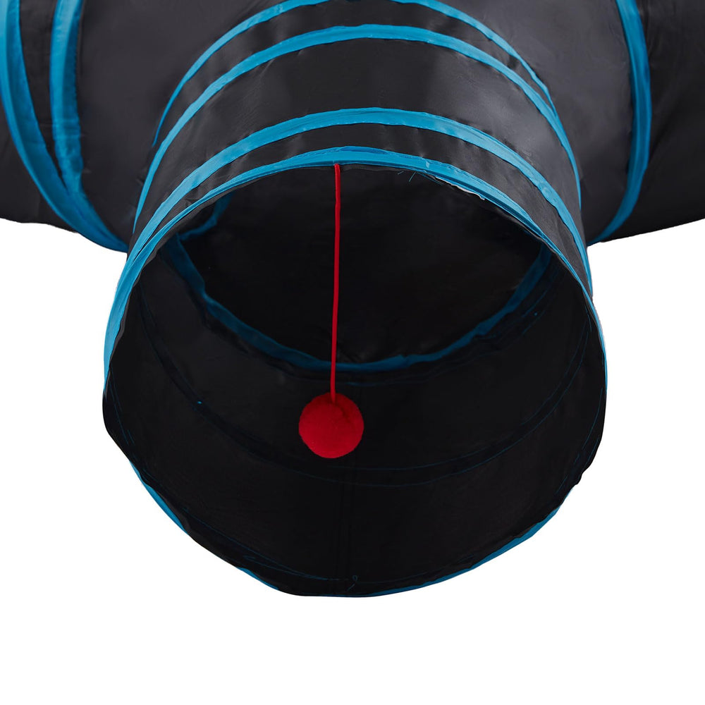 LeamStyle Home cat tunnel peek hole invites curious exploration