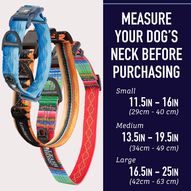Leash Boss aqua collar color option for a bold daily look.