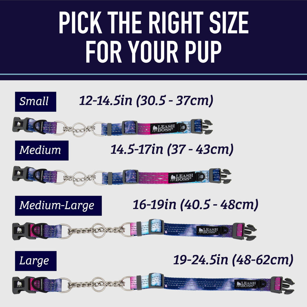 Leash Boss size guide helps pick the right fit for every dog