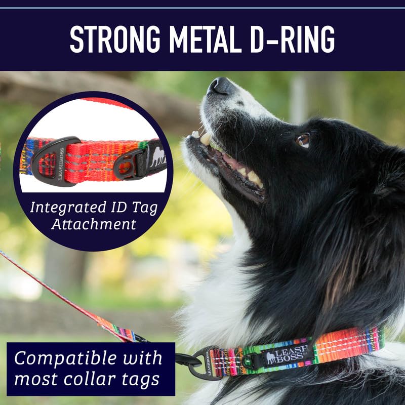 Leash Boss five-year warranty banner highlighting durable build and US support.