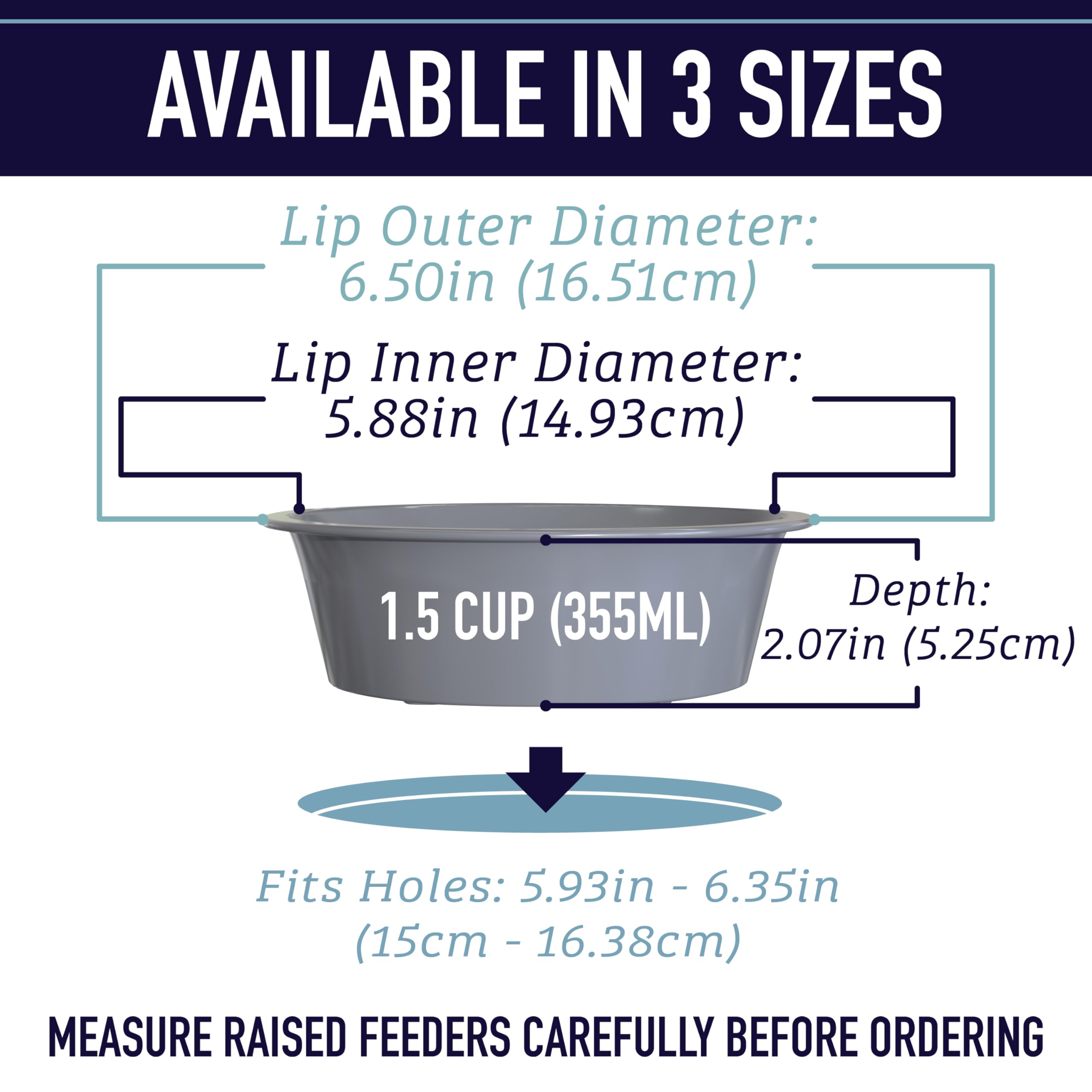 Leash Boss slow feeder bowl with raised-feeder fit prevents gulping during meals.