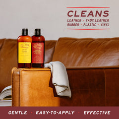 Leather Honey couch cleaning highlights deep-cleaning action for sofas and furniture.