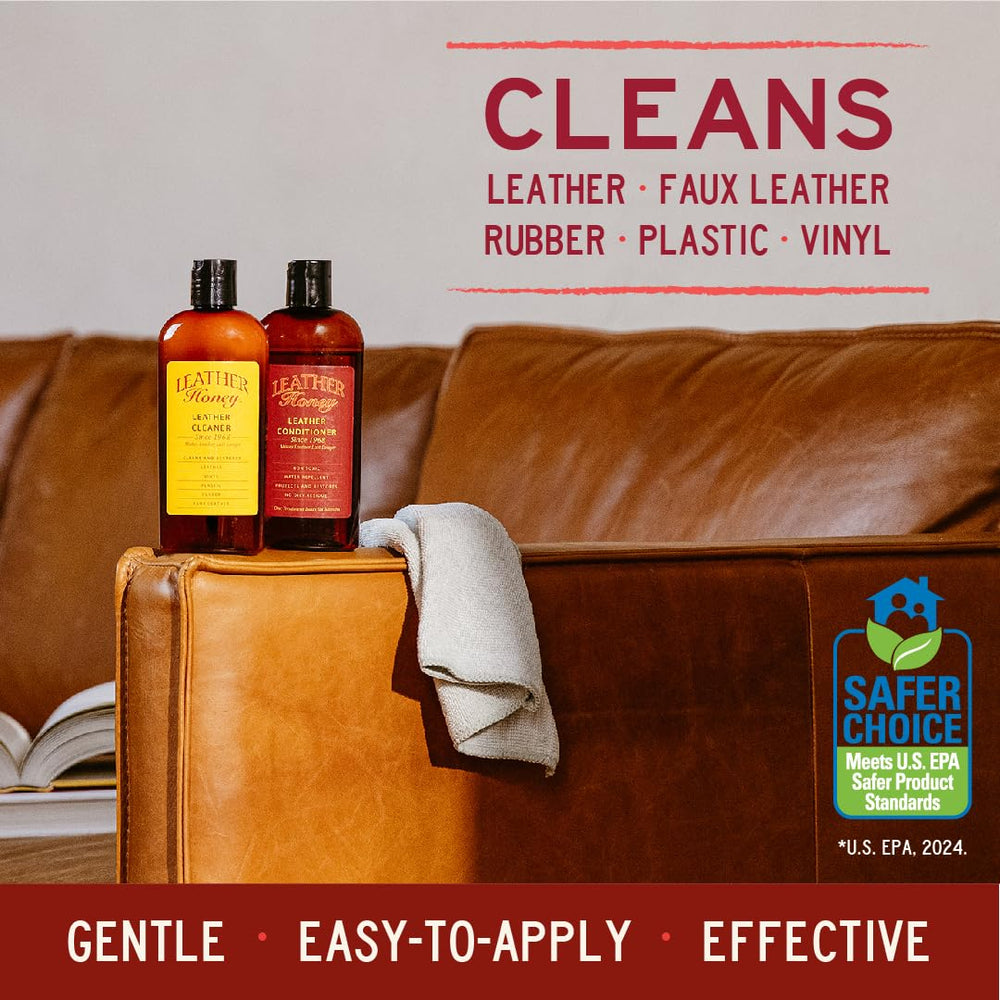 Leather Honey limpiador cuero para muebles, recupera acabados
