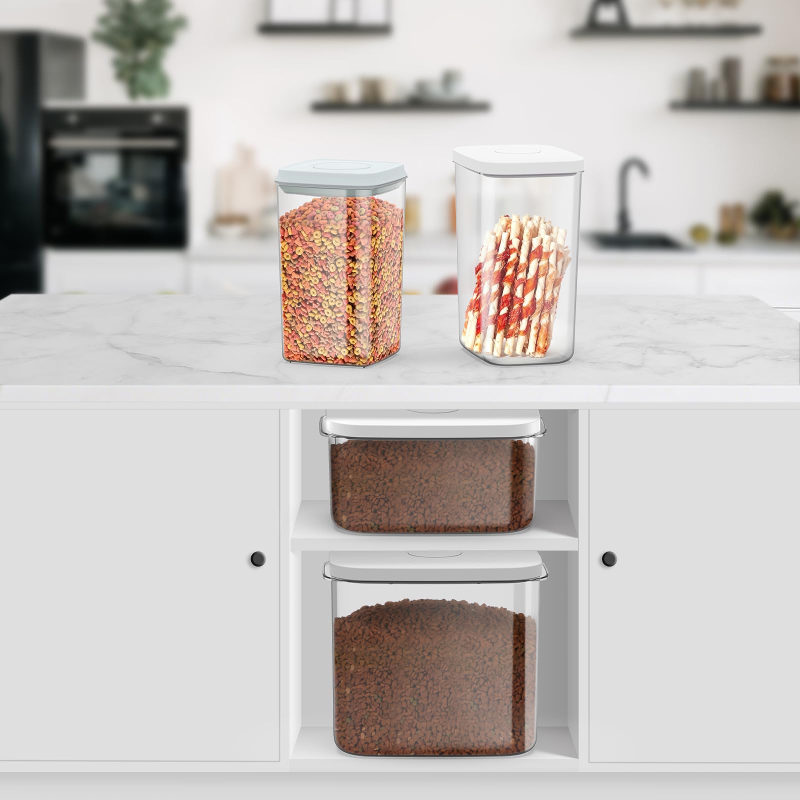 LEAWALK BPA-free PET materials ensure safe storage of dry foods.