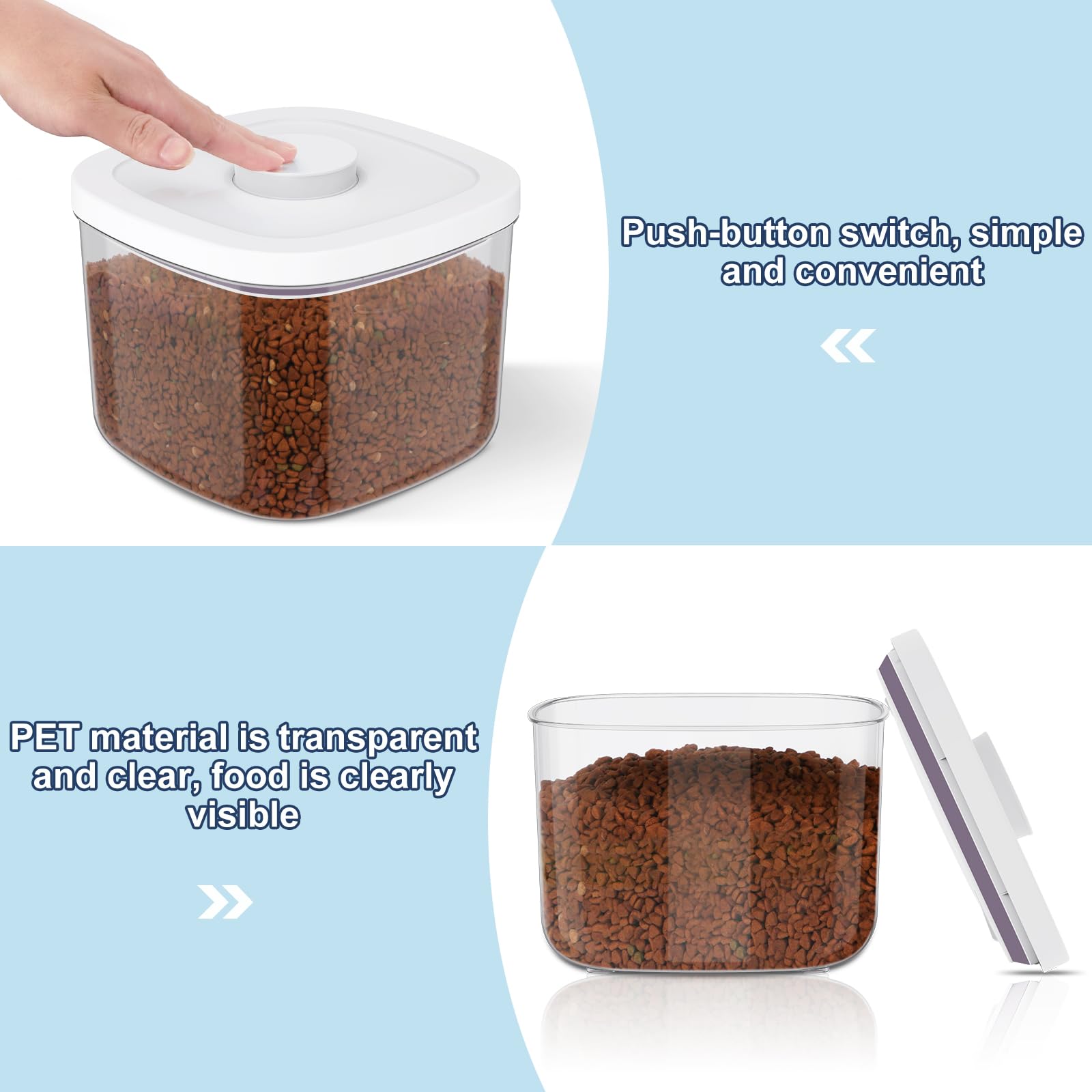 LEAWALK included measuring cup helps portion pet meals accurately
