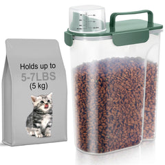 LEAWALK large-spout pet food container for easy pouring and mess control.