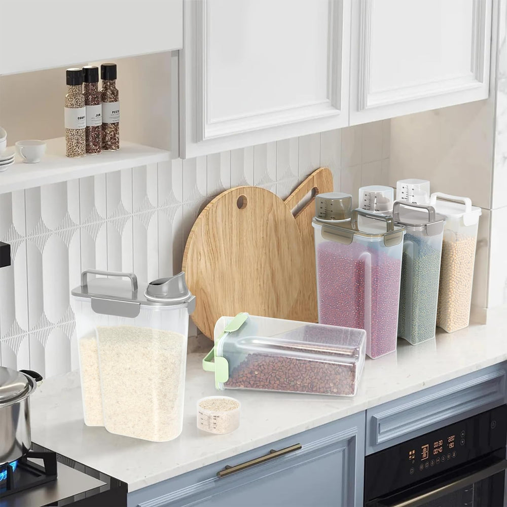 LEAWALK light-gray finish complements kitchen or pantry decor